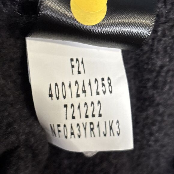 The North Face Men's Textured Cap Rock Fleece 1/4 Zip Pullover Black Medium - Picture 15 of 15